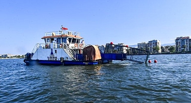 İzmir Körfezi, deniz patlıcanları ile temizleniyor
