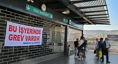 İzmir Metro A.Ş.'de grev bitti