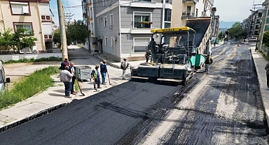 Gaziemir’de yollar yenilendi