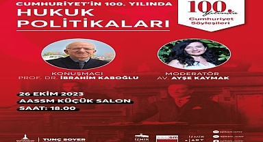 Prof. Dr. Kaboğlu cumhuriyeti anlatacak