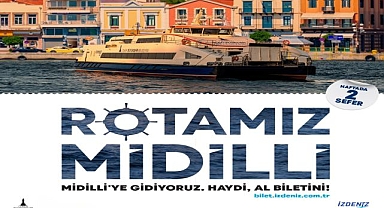 İZDENİZ’den Midilli’ye 41 sefer