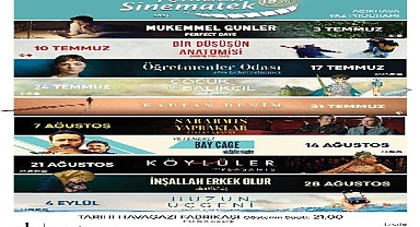 Açık havada sinema keyfi başlıyor