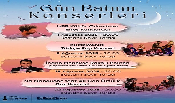 Gün Batımı konserleri yaz akşamlarına renk katacak