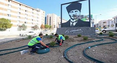  Buca’da az su isteyen bitkilerle yeşil alanlarda büyük dönüşüm