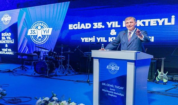 EGİAD yeni yaşını ve yeni yılı birlikte kutladı