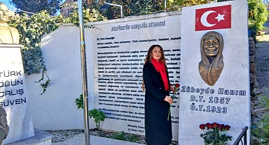 CHP Çeşme Kadın Kolları, Zübeyde Hanım’ı Vefatının 103. Yılında Andı