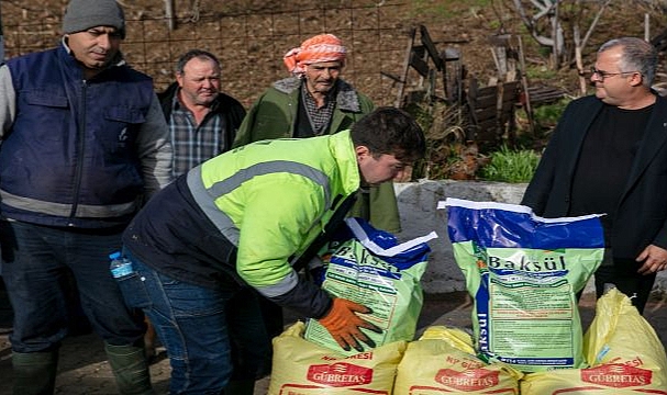 Güzelbahçe Belediyesi’nden çiftçiye güç veren destek
