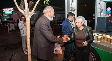 Karşıyaka’da 15 bin kişiye sıcak çorba ikramı