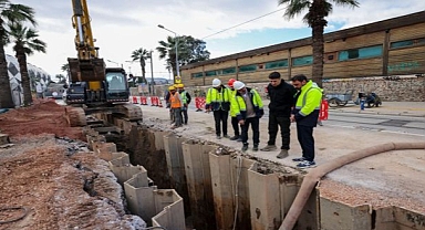Alsancak’ta dev altyapı çalışması