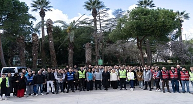 Büyükşehir’den çalışanlara kapsamlı afet tatbikatı