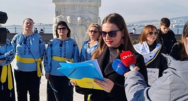 İzmirli Ukraynalılar Savaşın 4. Yılında Gündoğdu’dan Ses Yükseltti