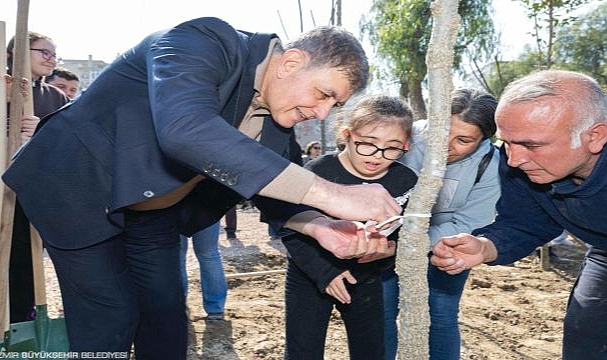 Bornova'ya 8 bin metrekarelik mikro orman