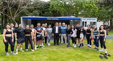 Spor istasyonlarının dördüncüsü Kültürpark’ta açıldı