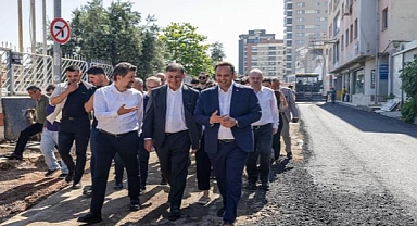 Çamdibi’nin yolları yenileniyor