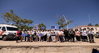 Plajdan 750 kilogram atık toplandı