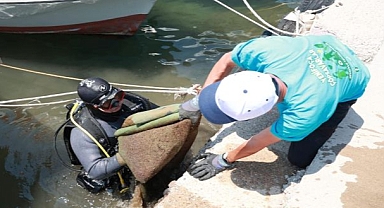 Yeni Foça’da denizden çıkanlar şaşırttı