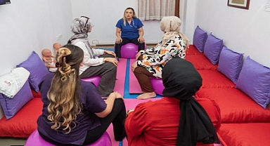 Annelere güvenli doğum dersi