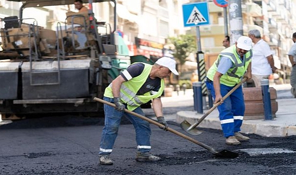 Balçova Ata Caddesi tamamen yenileniyor