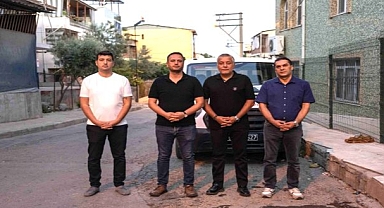 Başkan Eşki sabahın ilk ışıklarıyla sahada