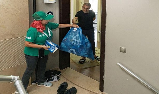 Geri dönüşüm kapıya geldi