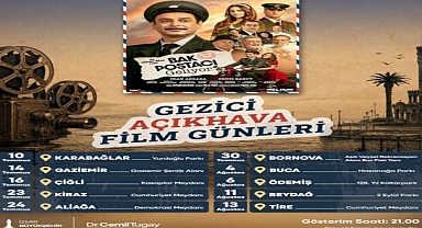 Gezici Açıkhava Film Günleri İzmir'i dolaşıyor
