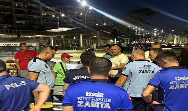 Karantina Parkı’nda izinsiz seyyar satışa ortak denetim