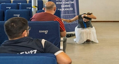 İZDENİZ personeline afet ve yangın eğitimi