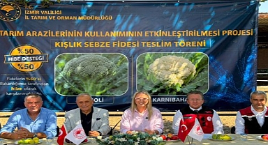 Ödemiş’te üreticiye kışlık sebze desteği