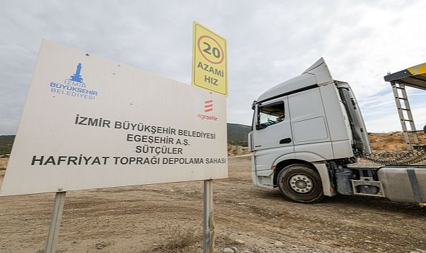 İzmir’de hafriyat toprağına doğa dostu yönetim