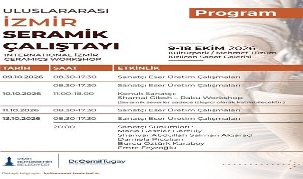 İzmir’de uluslararası seramik buluşması