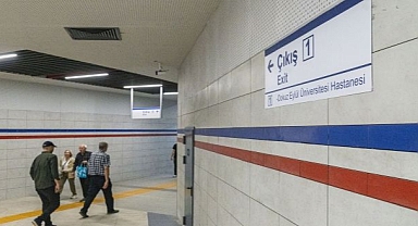 İzmir Metrosu’ndan Dokuz Eylül Hastanesi’ne kesintisiz yaya tüneli açıldı